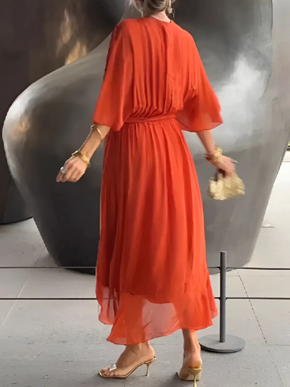 Women's Wrap Midi Dress Day to Night — side view