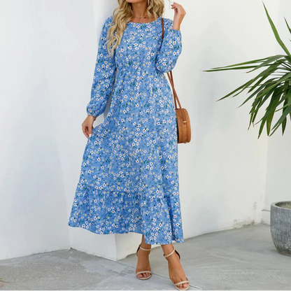 Women's Floral Summer Maxi Dress — side view