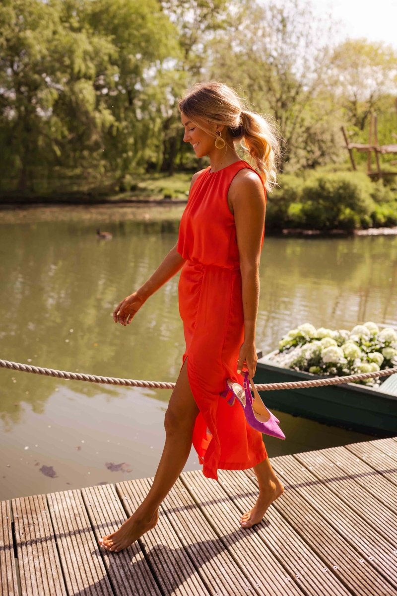 Women's Summer Casual Midi Dress — detail view