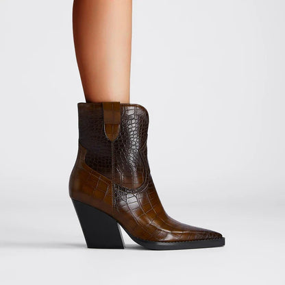 Women's Western Ankle Boots — product view
