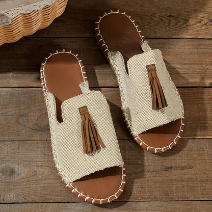 Women's Adjustable Orthopedic Flat Sandals — close-up