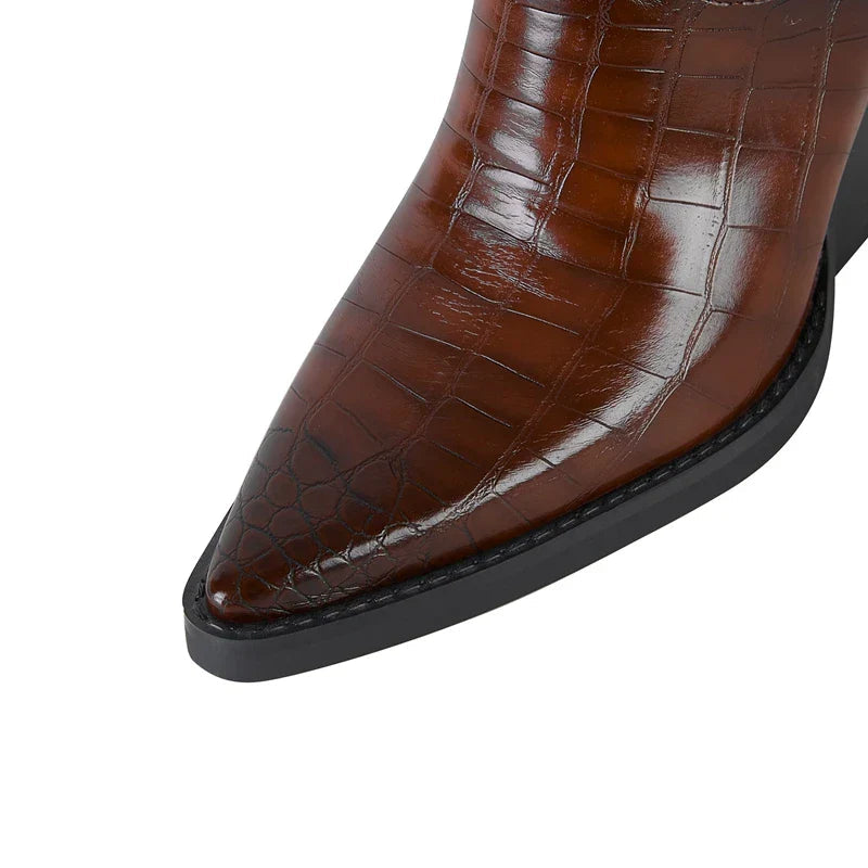 Women's Western Ankle Boots — front view