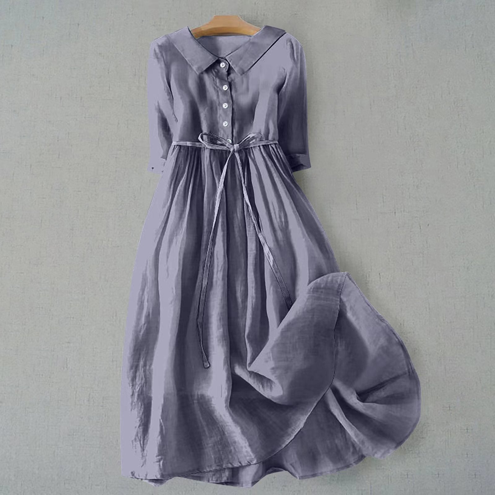 Women's Casual All-Season Midi Dress — detail view
