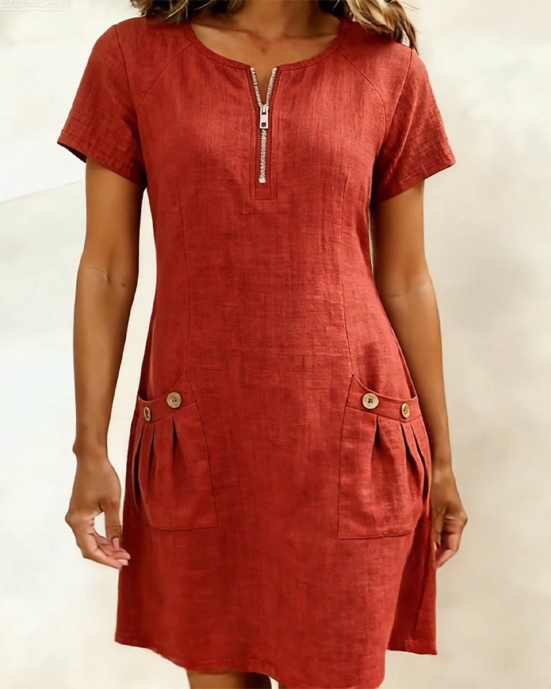Women's Shift Mini Dress — detail view