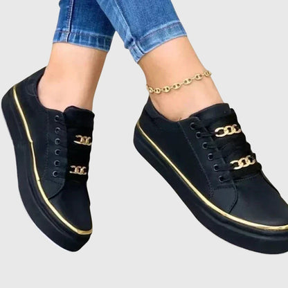 Lace-Up Platform Sneakers for Women