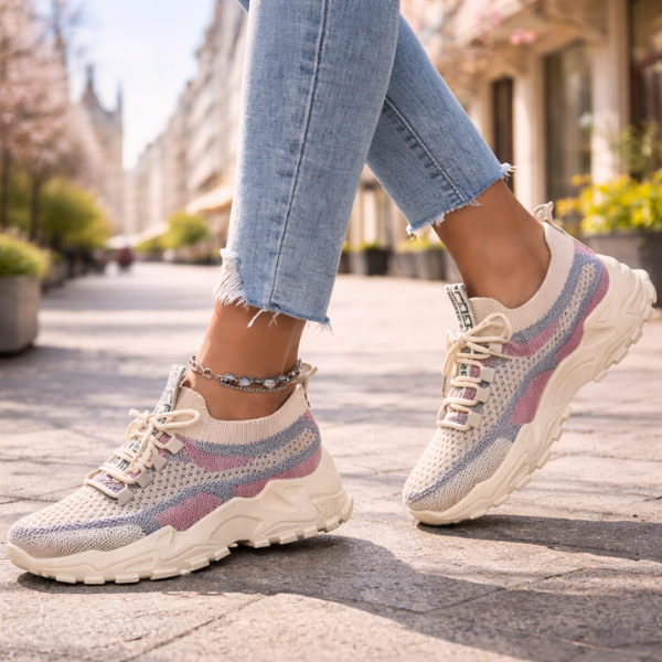 Women's Breathable Mesh Walking Sneakers — detail view