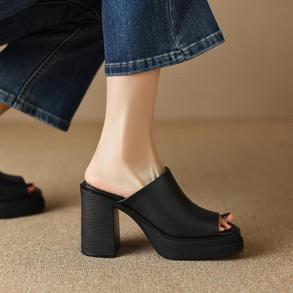 Women's Platform Flat Sandals — detail view