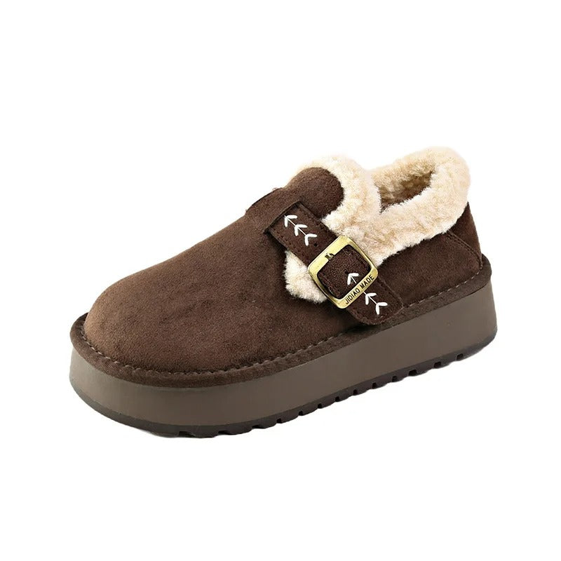 Women's Orthopedic Leather Shoes — front view