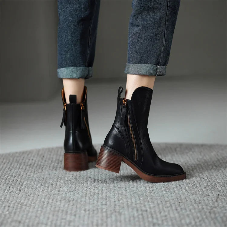 Women's Orthopedic Ankle Boots — front view