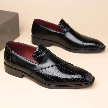 Men's Orthopedic Italian Leather Loafers — front view