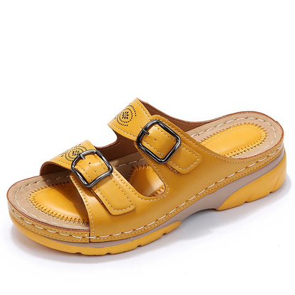 Women's Orthopedic Cushioned Adjustable Sandals — product view