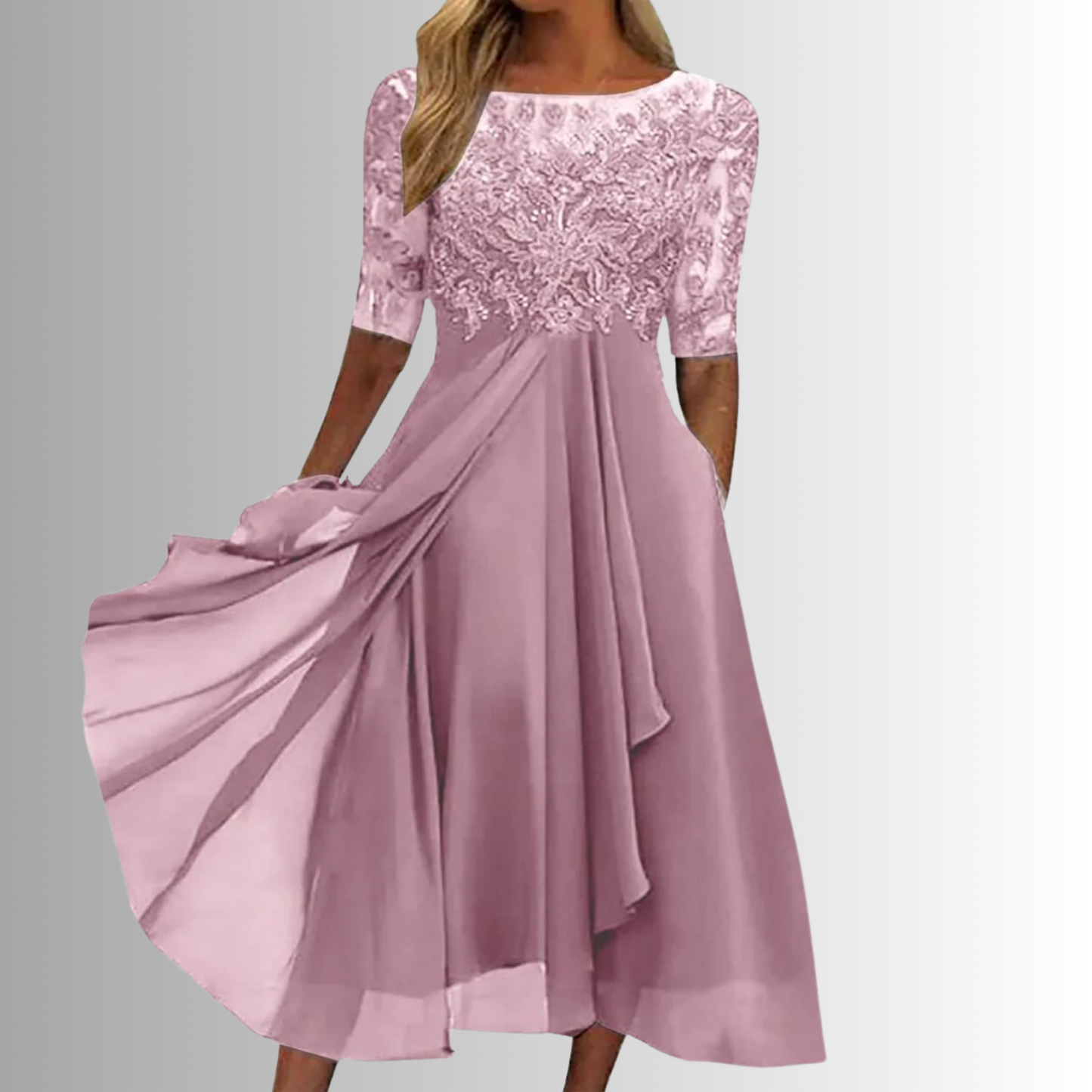 Women's Lace Bodycon Midi Dress — product view