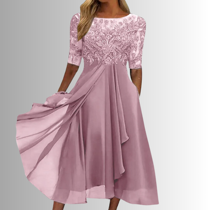 Women's Lace Bodycon Midi Dress — product view