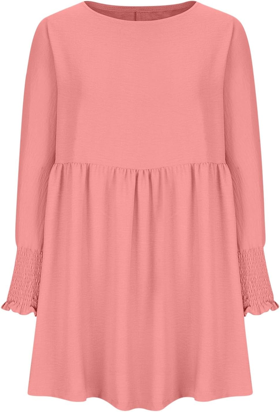 Women's Ruched Summer Day Midi Dress — front view