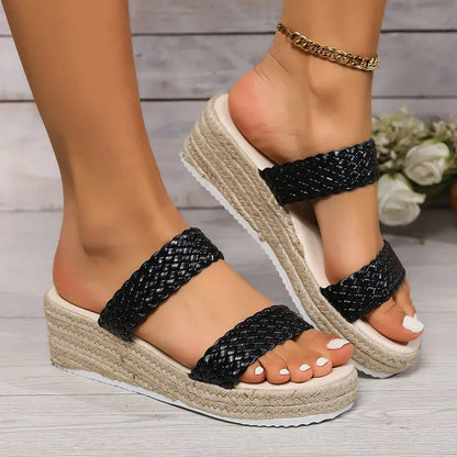 Women's Cushioned Wedge Sandals — detail view