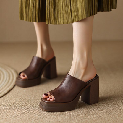 Women's Platform Flat Sandals — product view