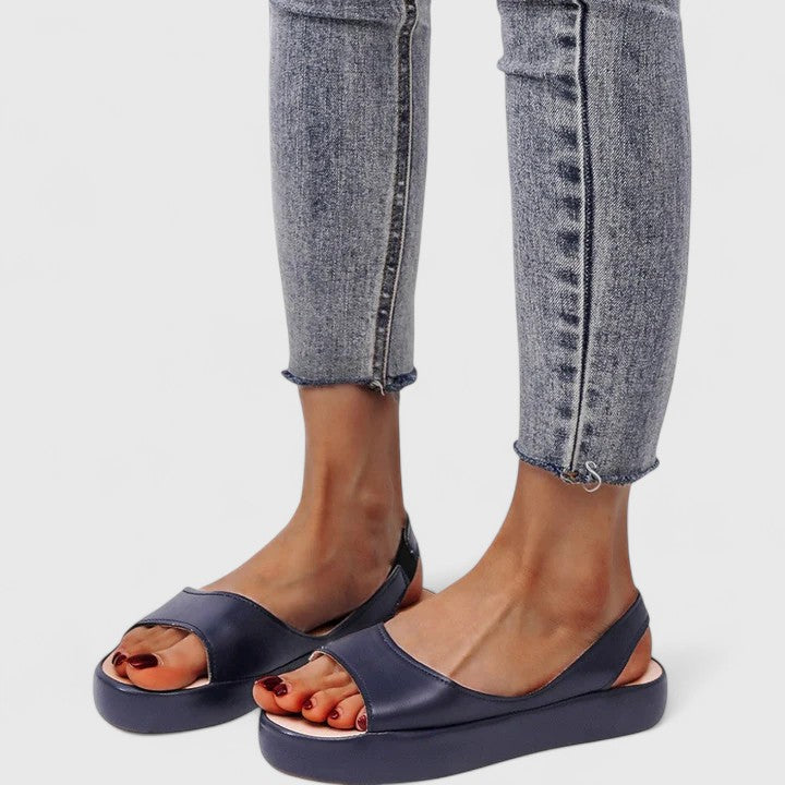 Women's Platform Wedge Slingback Sandals Open Toe — product view