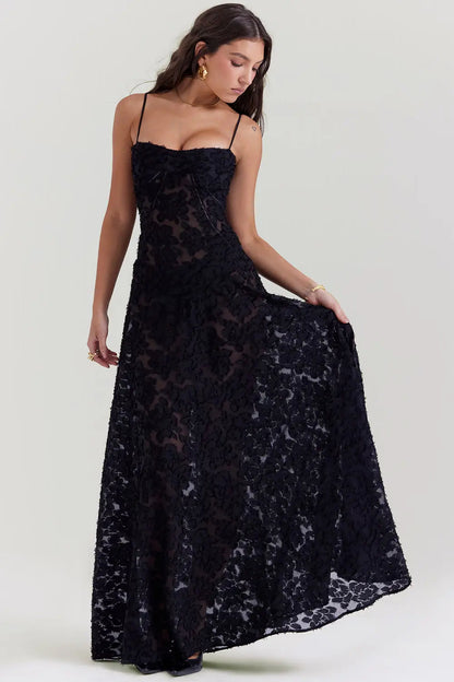 Women's Long Summer Evening Maxi Dress — product view
