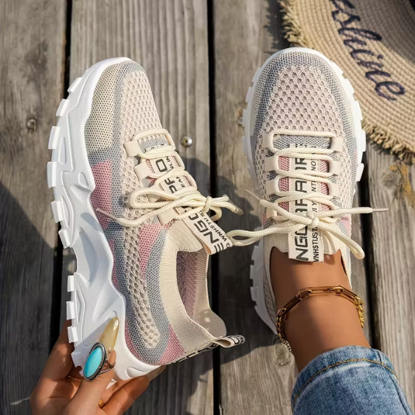 Women's Breathable Mesh Walking Sneakers — product view