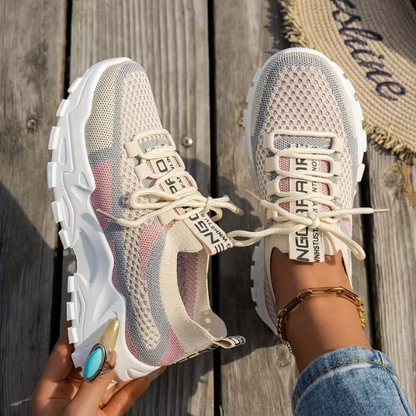 Women's Breathable Mesh Walking Sneakers — product view