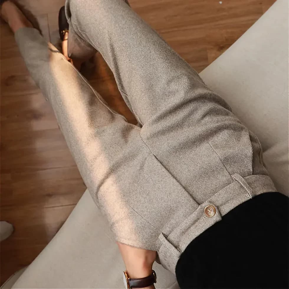 Men's Slim Fit Elegant Trousers — product view
