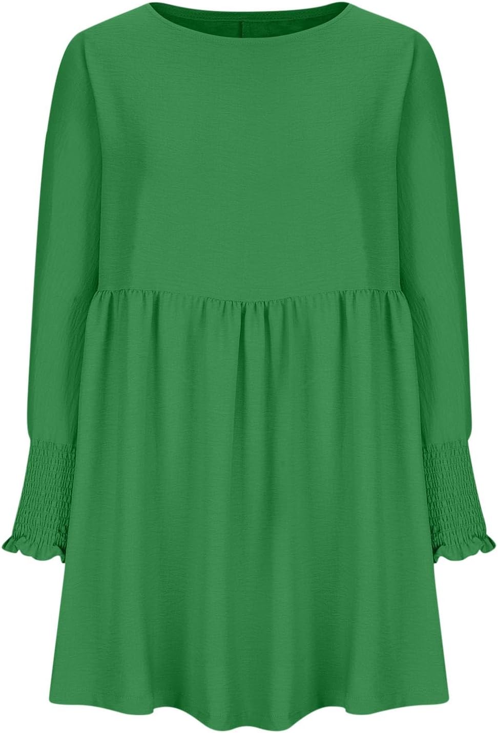 Women's Ruched Summer Day Midi Dress — front view