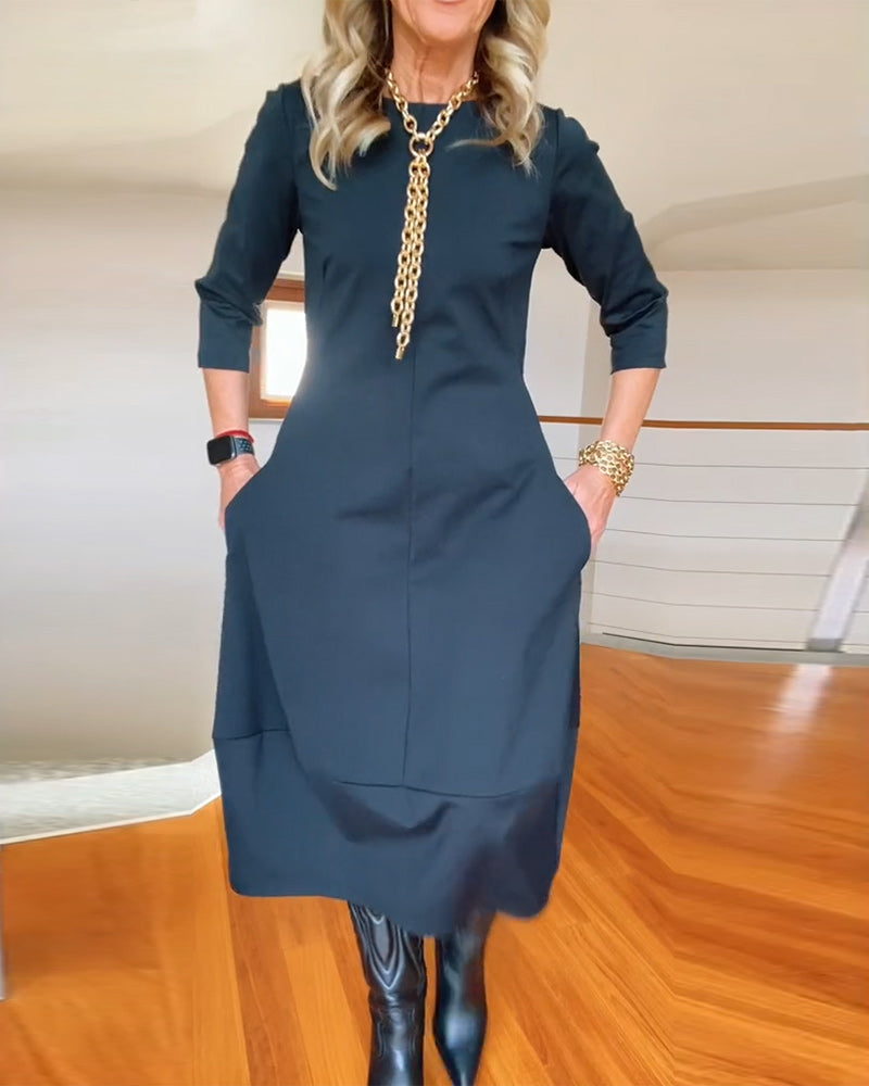Women's Slimming Day-to-Night Maxi Dress — front view