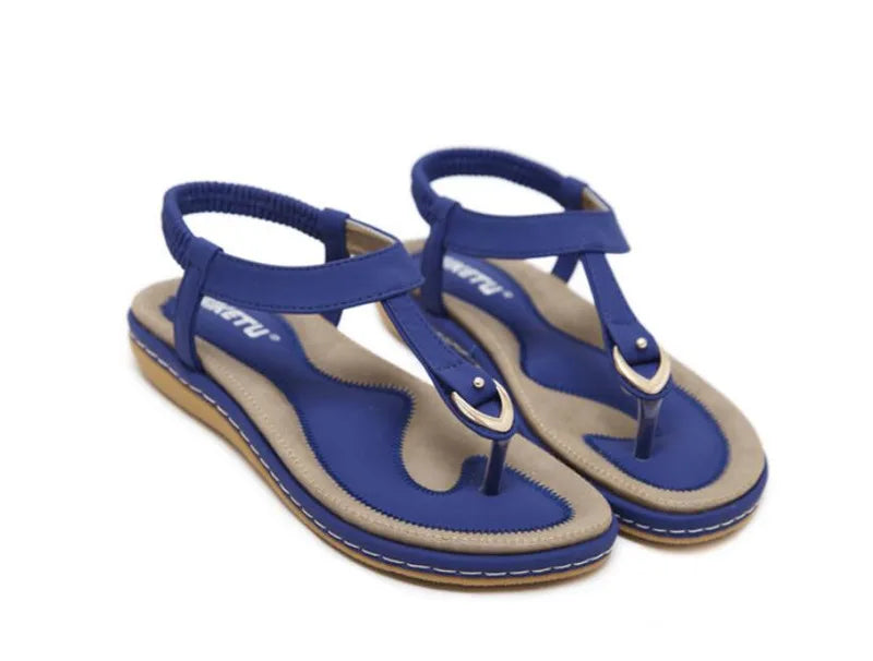 Women's Non-Slip Arch Support Flat Sandals — front view