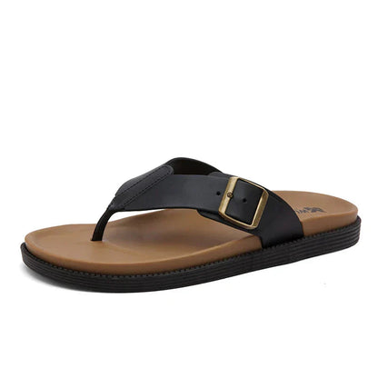 Women's Vegan Leather Sandals — close-up