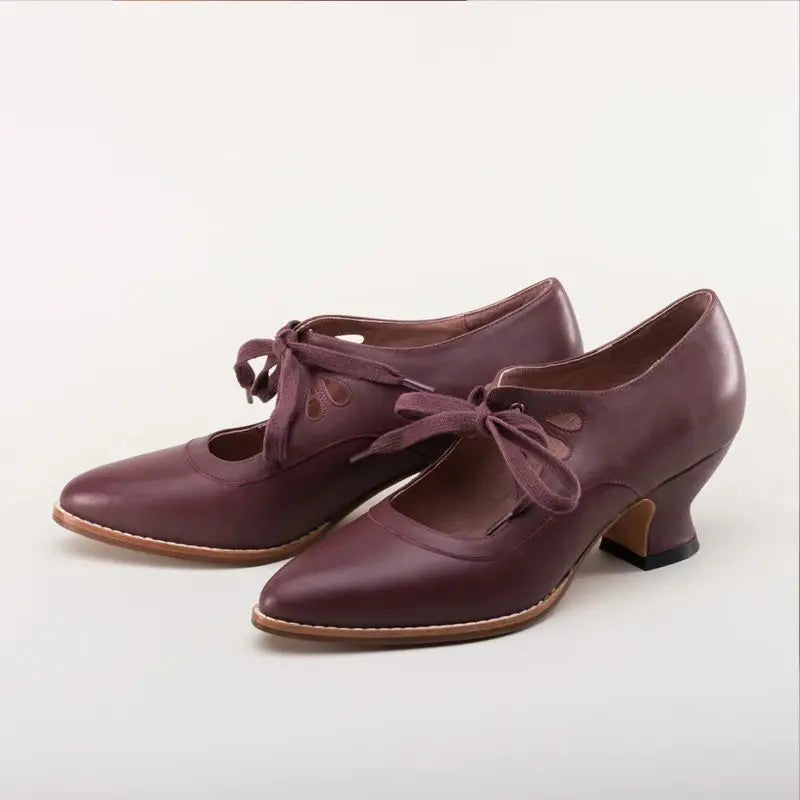 Lace-Up Heeled Shoes for Women — product view