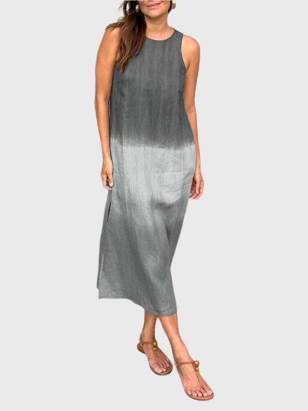 Women's Printed Casual Summer Midi Dress — detail view