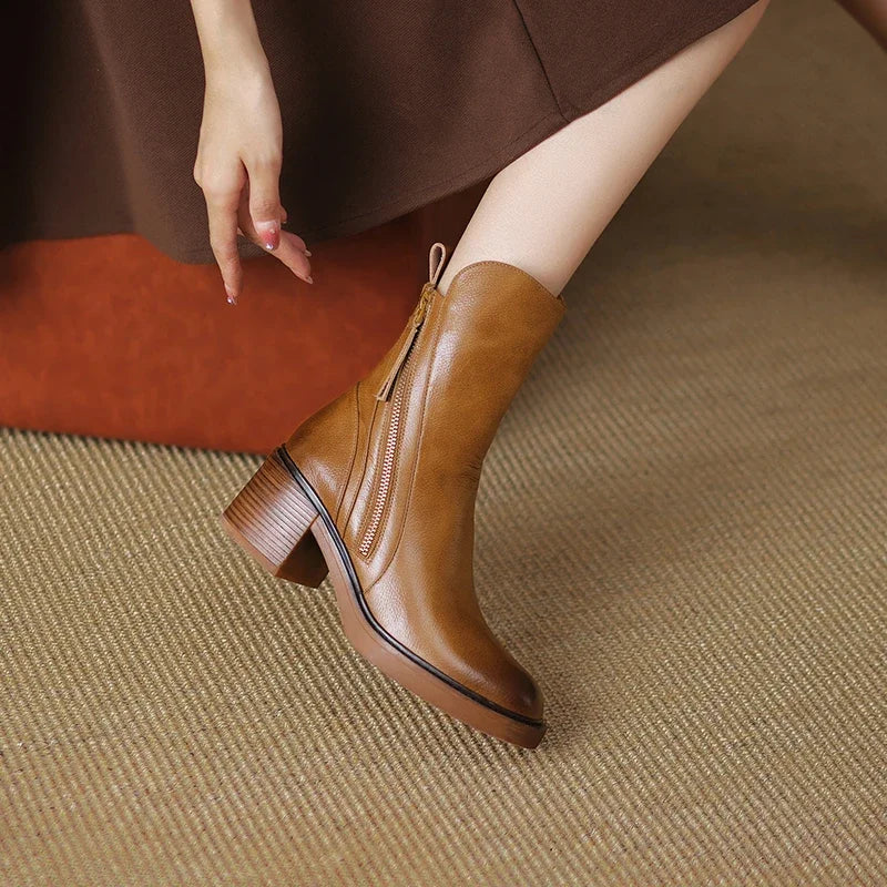 Women's Orthopedic Ankle Boots — close-up