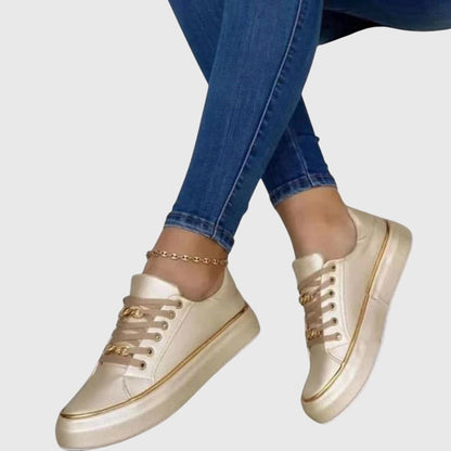 Lace-Up Platform Sneakers for Women