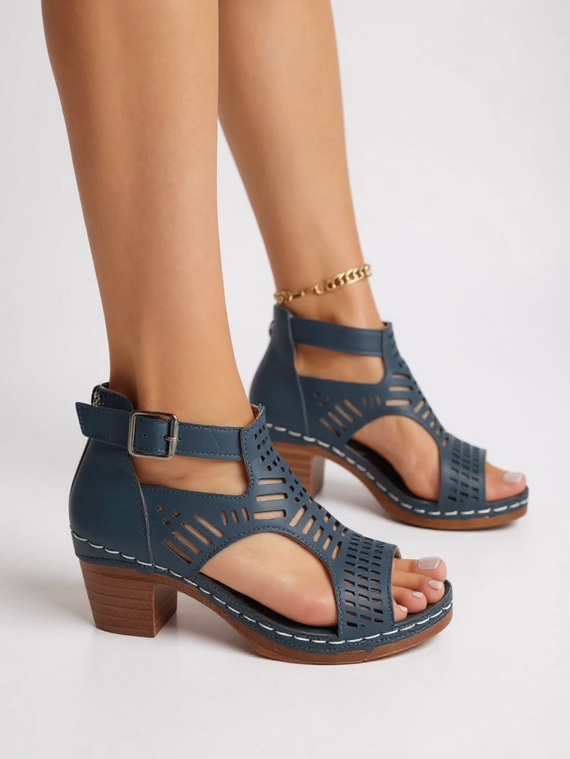 Women's Block Heel Sandals — front view