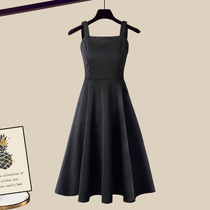 Women's A-Line Versatile Midi Dress — close-up