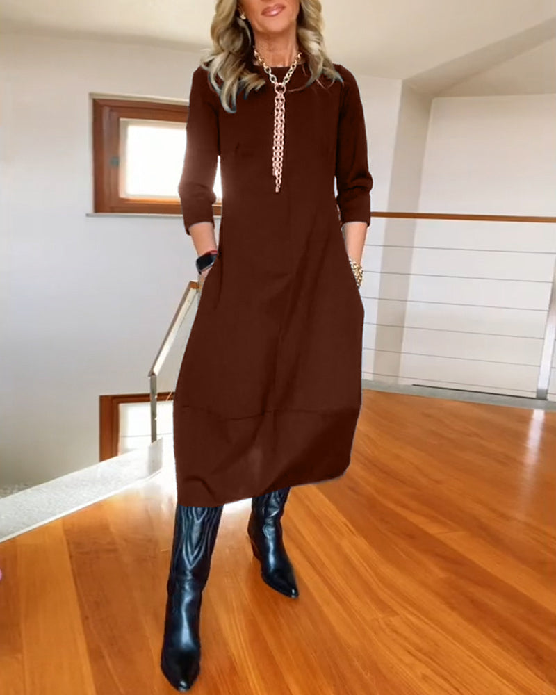 Women's Slimming Day-to-Night Maxi Dress — front view