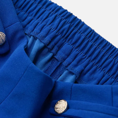 Women's High-Waist Wide-Leg Pants — side view