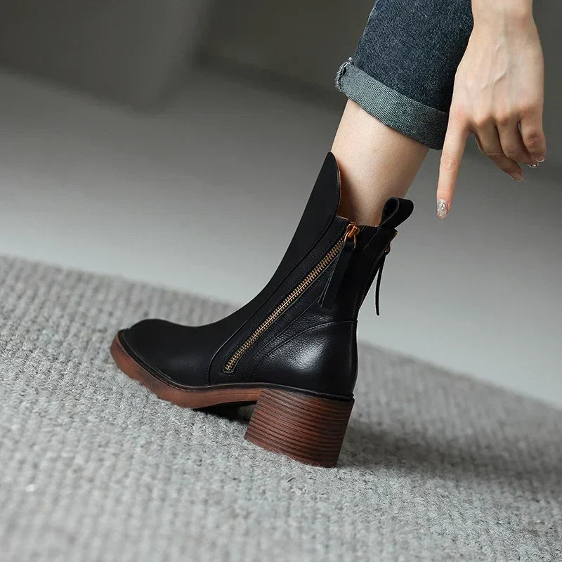 Women's Orthopedic Ankle Boots — side view