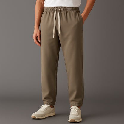 Men's Cotton Drawstring Joggers — detail view