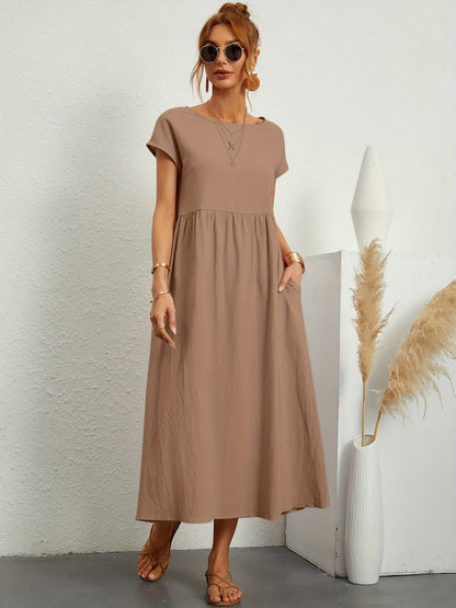 Women's Lightweight Summer Midi Dress — product view